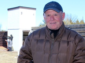 Dave Wollin, president of the Kingston and District Trap, Skeet and Sporting Clays Club, at the club in Kingston. (Steph Crosier/The Whig-Standard)