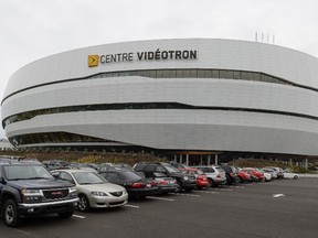 General outdoor view of the newly built Videotron Centre during the NHL pre-season game between the Montreal Canadiens and the Pittsburgh Penguins on September 28, 2015 in Quebec City, Quebec, Canada. Minas Panagiotakis/Getty Images/AFP