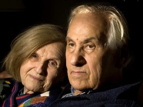 David Shentow, 90, with wife, Rose, 86. BRUNO SCHLUMBERGER / BRUNO SCHLUMBERGER