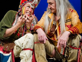 Works by and about indigenous artists have been on the NAC stage frequently over the years. This is a scene from the all-aboriginal version of King Lear directed by Peter Hinton. (Wayne Cuddington, Postmedia)