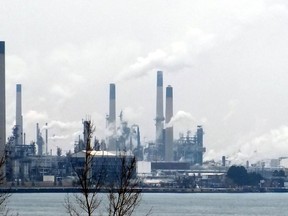 Sarnia's Chemical Valley is shown in this file photo.(File photo/The Observer)