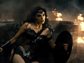 Wonder Woman in a scene from Batman v Superman: Dawn of Justice. (Handout)
