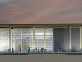 Rendering of an MEC store to open in South Edmonton Common fall 2016. (Supplied)