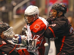 Stephan Leblanc (middle) and the Rock are desperate for wins. (Jack Boland/Toronto Sun)