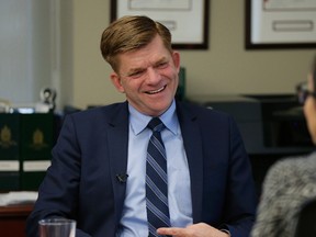 Alberta Wildrose Party Leader Brian Jean in an  interview at his office on March 15, 2016.