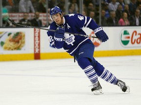 Toronto Maple Leafs forward Tyler Bozak. (JOHN E. SOKOLOWSKI/USA TODAY Sports)