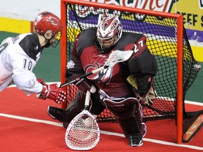 The Calgary Roughnecks fell for the fourth time in overtime this season in a 13-12 loss to the Colorado Mammoth at Pepsi Centre on Saturday. (File)