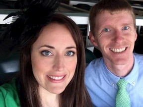 A photograph that Stephanie Moore Shults posted to her Facebook page on May 2, 2015, shows her with her husband Justin Shults in Belgium. Husband and wife Justin and Stephanie Shults, originally from Tennessee and Kentucky, respectively, but living in Belgium, were confirmed killed by the U.S. State Department on Sunday. REUTERS/Stephanie Moore Shults via Reuters