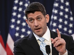 In this March 23, 2016 file photo, House Speaker Paul Ryan of Wis. speaks on Capitol Hill in Washington. Wisconsin's "Cheesehead Revolution" was ushered in by a trio of Republicans, Walker, Reince Priebus and Scott Walker, looking to inject the party with their own youthful, aggressive brand of conservatism while positioning the party for success in the 2016 presidential election. Then came Donald Trump. (AP Photo/J. Scott Applewhite, File)