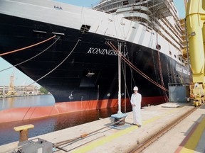 Captain Emiel De Vries is working near Venice, Italy these days, actively involved in the building, operations and design of the bridge of Holland America Line’s new Koningsdam, which sets sail in April. (Photo courtesy Emiel de Vries)