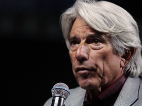 Buck Martinez speaks during the Toronto Blue Jays state of the franchise address at the Rogers Centre in Toronto January 30, 2012. (Dave Abel/Toronto Sun)