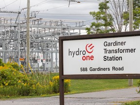 The Hydro One Gardiners Transformer Station. Julia McKay/The Kingston Whig-Standard/Postmedia Network