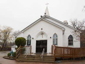 St. Joseph's Chaldean Catholic Church on Charles Street in London serves about 100 families, the bishop says. (MIKE HENSEN, The London Free Press)