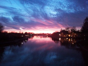 Sydenham River sunset