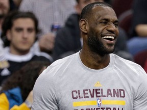 Cleveland Cavaliers' LeBron James. (AP Photo/Tony Dejak)