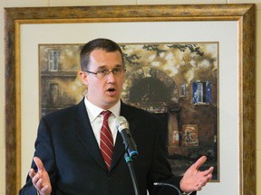 Lambton-Kent-Middlesex MPP Monte McNaughton is continuing with his Back in the Black tour, meeting with individuals and organizations across Ontario in regard to cutting public spending. (File photo)