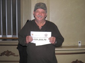 James MacLeod from Strathroy won OLG's Poker All In jackpot on Feb. 3, 2016. Submitted photo.