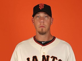 Pitcher Kameron Loe, formerly of the San Francisco Giants . (Christian Petersen/Getty Images/AFP)