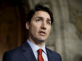Canadian Prime Minister Justin Trudeau on Tuesday urged the NHL to consider concussions and other head injuries a ‘serious problem.’ (REUTERS/Chris Wattie)