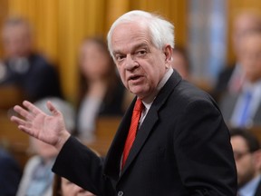 Immigration Minister John McCallum answers a question during Question Period in the House of Commons on Parliament Hill in Ottawa, on March 21, 2016. (THE CANADIAN PRESS/Adrian Wyld)