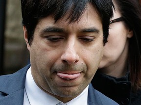 Jian Ghomeshi leaves Old City Hall after being found not guilty on Thursday March 24, 2016. (Craig Robertson/Postmedia Network)
