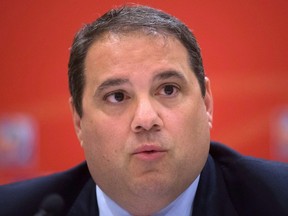 Canadian Soccer Association president Victor Montagliani feels this country's soccer followers change their perception of the national teams on a game-by-game basis. (The Canadian Press)