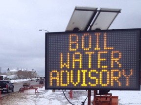 Boil water advisory