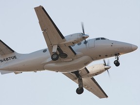 A Jetstream plane is pictured in this file photo. (Wikimedia Commons/Josh Beasley/HO)