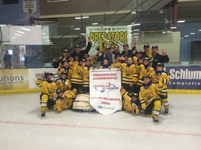 The Atom AA Predators needed an OT goal to secure the gold medal. - Photo submitted