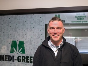 Trevor Hands, the founder of the first medical marijuana centre in Kingston, Medi-Green