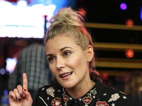 Ricky Havlik/For Postmedia Network
World Wrestling Entertainment television personality and Toronto native Renee Young speaks to media in Dallas, Texas, on Friday, the site of WrestleMania 32 on Sunday.