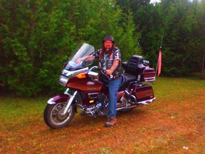 Claude Jones plans to travel across Huron County to create awareness pertaining motorcycle safety. (Contributed photo)