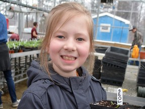 John Wise Public School Green Team member Kiera Lickman.