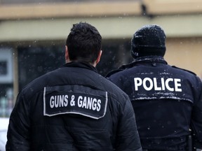 Ottawa Police Service guns and gangs unit. (Mike Carroccetto/ Postmedia Network)