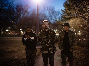 Dave Matisse, left, Jr. Flo & Adam Tune of Keys N Krates can add Juno-winners to their resumes.