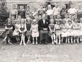 Submitted photo: The Wallaceburg Museum needs your help. They recently cam across a photo with no names for the people pictured. It's of a group of Central Public School students from Miss Edith Brown's Grade 1 class in 1956. Do you recognize anyone? If so, contact the museum (curator@kent.net or 519-627-8962).