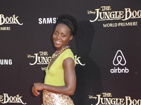 Lupita Nyong'O at the premiere of The Jungle Book in Los Angeles on April 5, 2016. (Apega/WENN.com)