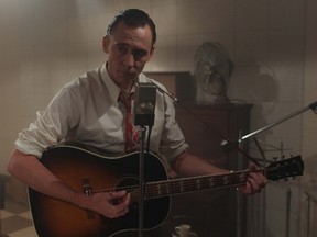 Tom Hiddleston as Hank Williams in the new biopic I Saw the Light. (Handout photo)