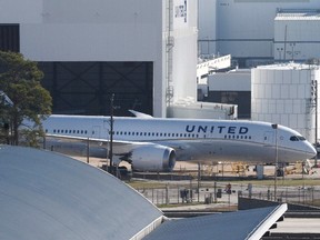 United Airlines 787 Dreamliner jets are seen parked on the tarmac at George Bush Intercontinental Airport in Houston, Texas in this January 17, 2013 file photo. (REUTERS/Donna Carson/Files)