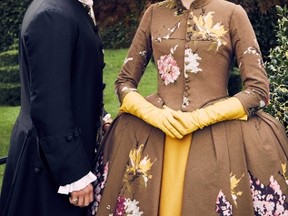 Sam Heughan and Caitriona Balfe in "Outlander."