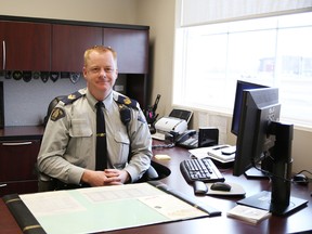Sgt. Mark Harrison moved to Pincher Creek from Strathmore. His most recent position was with the RCMP Emergency Response Team based out of Calgary. || Jocelyn Doll/Pincher Creek Photo