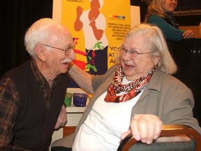 Howard and Barbara Cummings were the inspiration for a new program run by H'art Centre in Kingston, in which seniors with physical disabilities will be invited to take classes in dance, music, theatre and visual arts this fall. (Michael Lea/The Whig-Standard)