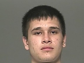 Wyatt Thomas has been arrested in connection with a suspect pointing a firearm over the weekend. (WINNIPEG POLICE PHOTO)