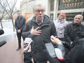 NDP leader Greg Selinger said his party would fast-track an inner ring road for Winnipeg if his party wins the April 19 election. (WINNIPEG SUN PHOTO)