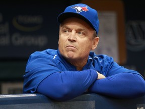 Blue Jays manager John Gibbons wasn't about to do the politically correct thing on the morning after Tuesday's controversy after saying his team should "come out wearing dresses" for Wednesday's series finale against the Rays. (Kim Klement/USA TODAY Sports)