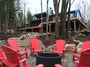 There?s something fabulously right about red chairs at the cottage. They just seem so at home, say Colin and Justin.