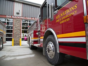 Six Nations Fire Department engines