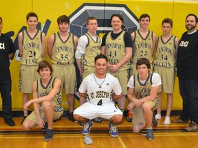 Eight members of the Central Elgin Collegiate Institute senior boys' basketball team and two players from St. Joseph's Catholic High School will be boarding a plane bound for Xuyi, China in June to play in an invitation-only tournament. The team, one of eight participating in the competition, is looking for local sponsors to help cover the cost of the international excursion.