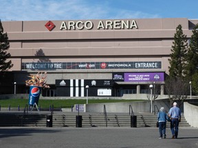 Sleep Train Arena, formerly known as Arco Arena, has been the home of the Sacramento Kings since it opened in 1988. The team will play it's last game at the aging building on Saturday against the Oklahoma City Thunder and will begin play next season at the new Golden One Center built in downtown Sacramento. (AP Photo/Rich Pedroncelli,file)