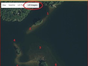 Google Maps is a great tool to local areas to search for fish before hitting the water.